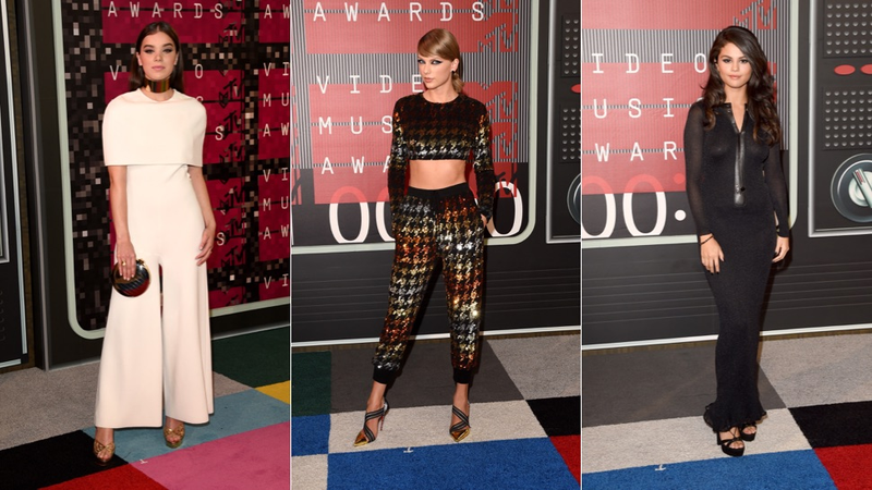 Illustration for article titled Bedazzled Minis, Sexy Diapers, and Versace Galore on the VMAs Red Carpet
